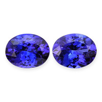 4.86 Ct.Tw.Total Carat Weight Tanzanite Pair from Tanzania Video