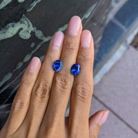 4.86 Ct.Tw.Total Carat Weight Tanzanite Pair from Tanzania Life Style