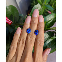 4.86&nbsp;Ct.Tw.Total Carat Weight Tanzanite Pair from Tanzania Life Style