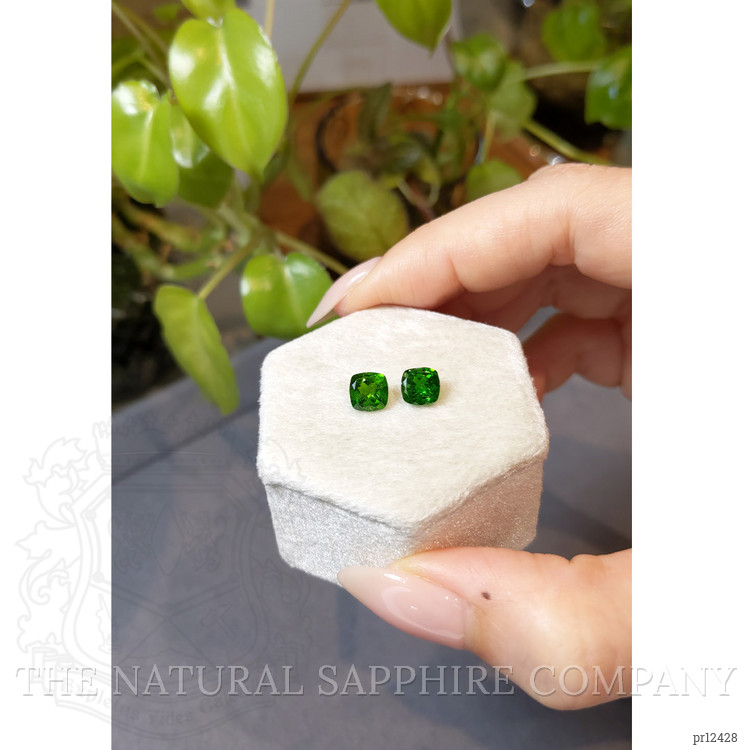2.02 Ct.Tw. Chrome Diopside Pair