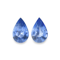 0.91&nbsp;Ct.Tw.Total Carat Weight Blue Sapphire Pair from Ceylon (Sri Lanka) Video