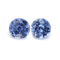 0.97&nbsp;Ct.Tw.Total Carat Weight Blue Sapphire Pair from Ceylon (Sri Lanka) Video