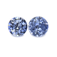 0.79&nbsp;Ct.Tw.Total Carat Weight Blue Sapphire Pair from Ceylon (Sri Lanka) Video