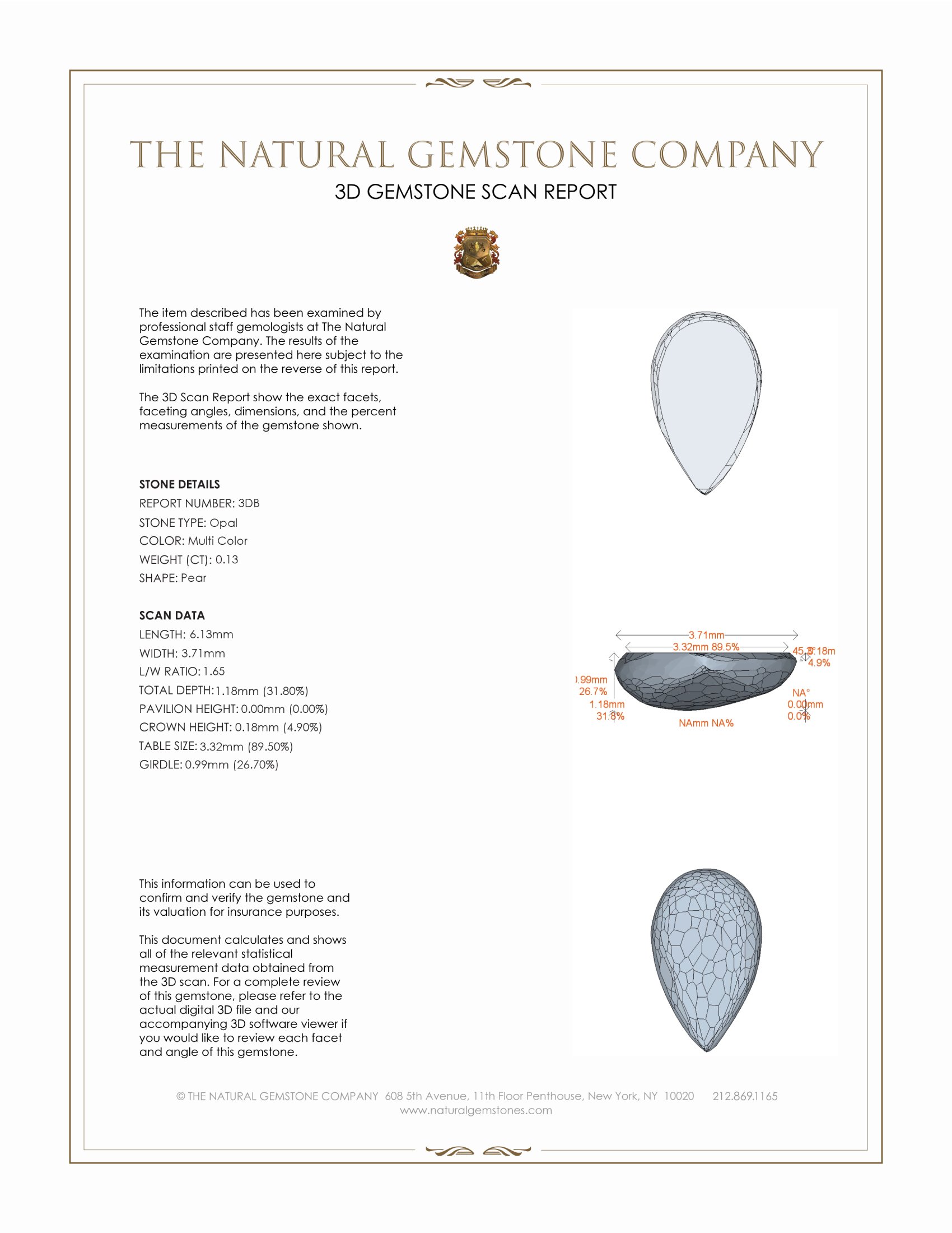 0.31 Ct.Tw. Cabochon Opal Pair from Mexico