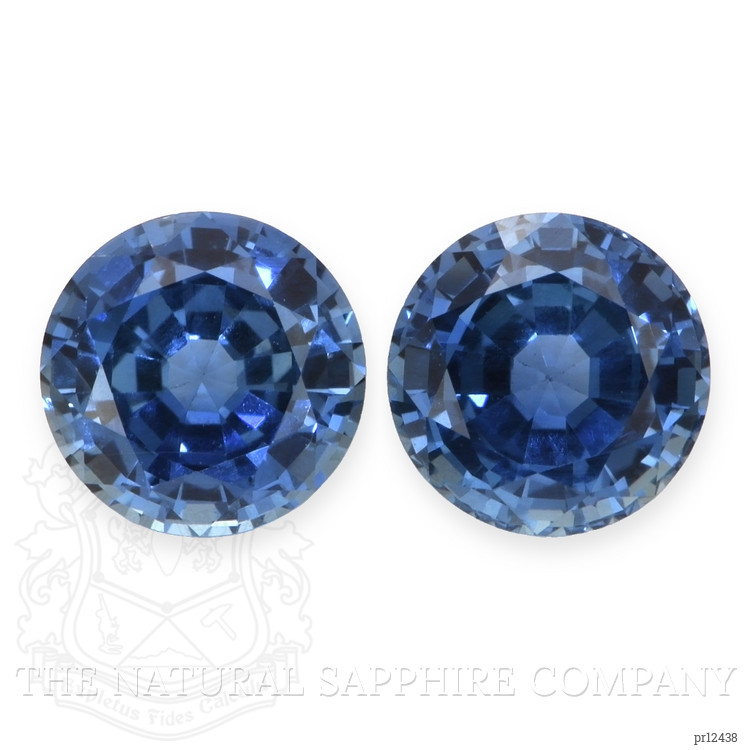 2.78 Ct.Tw. Blue Sapphire Pair from Ceylon (Sri Lanka)