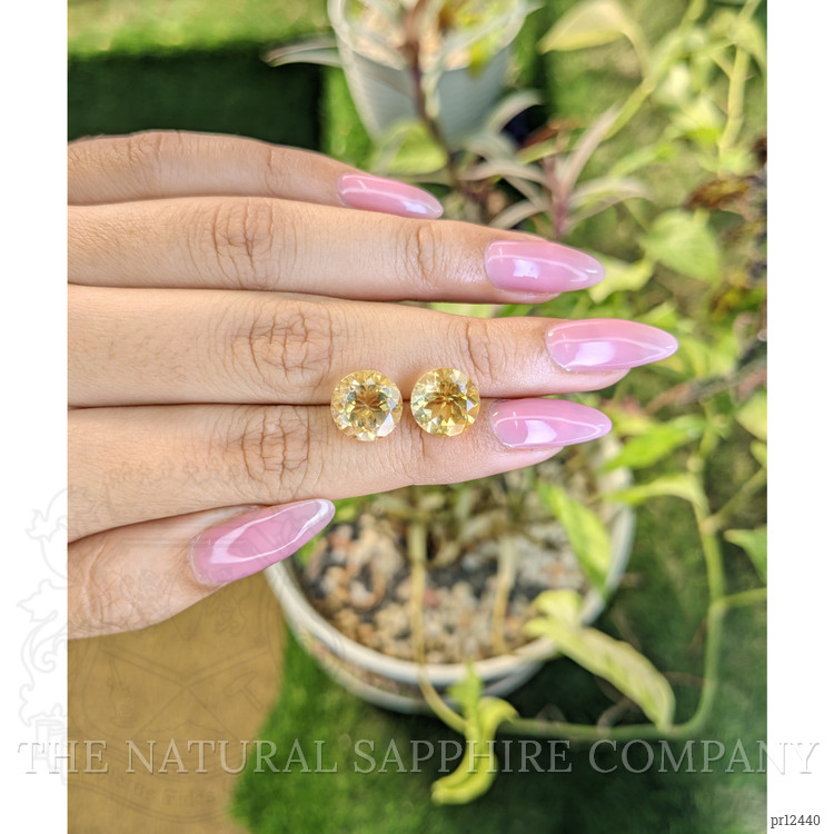 7.39 Ct.Tw. Citrine Pair from Brazil