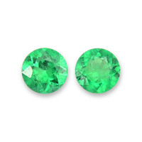 0.57&nbsp;Ct.Tw.Total Carat Weight Emerald Pair from Afghanistan Video
