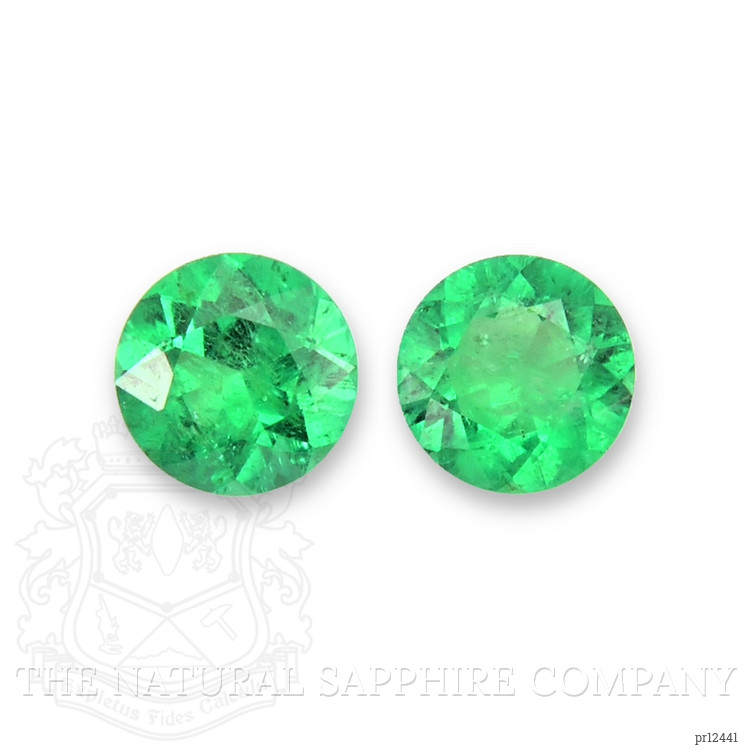 0.57 Ct.Tw. Emerald Pair from Afghanistan