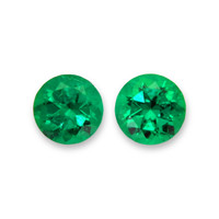 0.94 Ct.Tw.Total Carat Weight Emerald Pair from Afghanistan Video