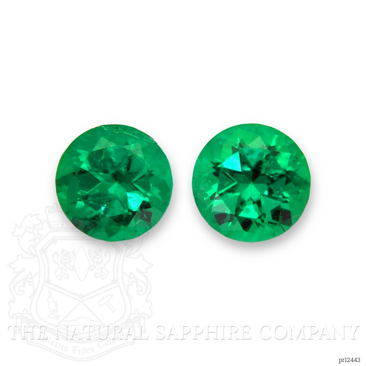 0.94 Ct.Tw. Emerald Pair from Afghanistan
