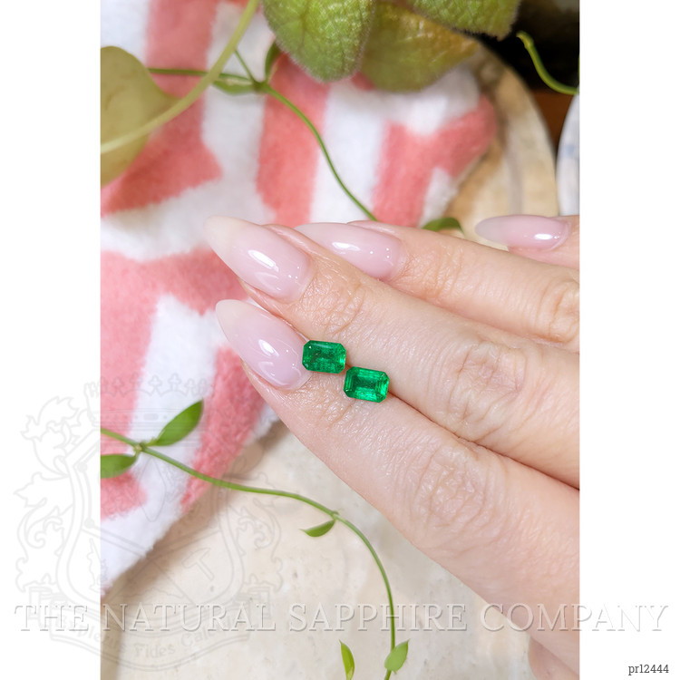 1.67 Ct.Tw. Emerald Pair from Afghanistan
