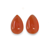 7.92 Ct.Tw. Pear Carnelian Pair