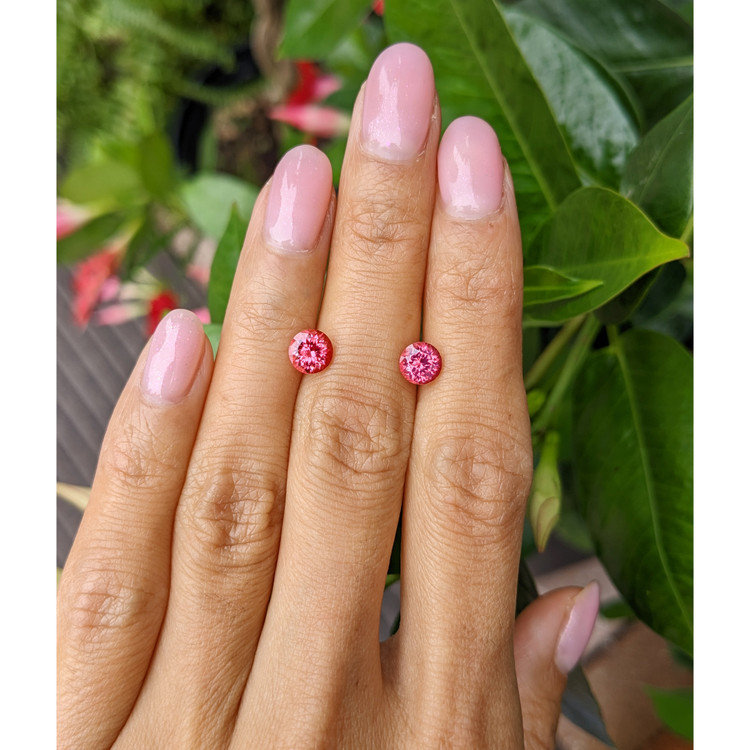 1.98 Ct.Tw. Spinel Pair from Tanzania