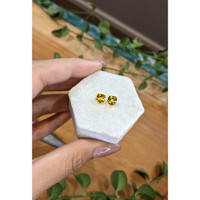 2.20&nbsp;Ct.Tw.Total Carat Weight Orangish Yellow Sapphire Pair from Ceylon (Sri Lanka) Life Style