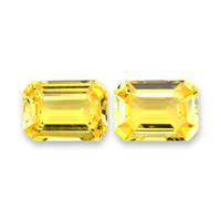 2.26&nbsp;Ct.Tw.Total Carat Weight Yellow Sapphire Pair from Ceylon (Sri Lanka) Video