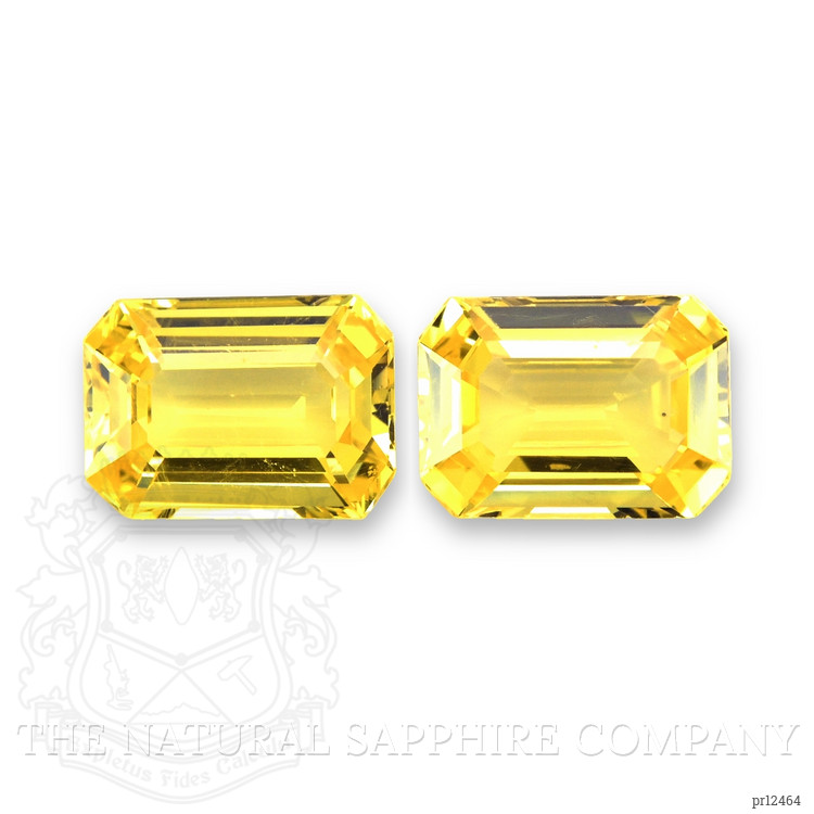 2.26 Ct.Tw. Yellow Sapphire Pair from Ceylon (Sri Lanka)