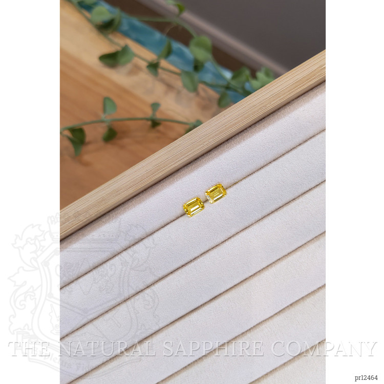 2.26 Ct.Tw. Yellow Sapphire Pair from Ceylon (Sri Lanka)