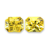 2.00&nbsp;Ct.Tw.Total Carat Weight Yellow Sapphire Pair from Ceylon (Sri Lanka) Video