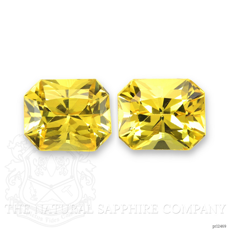 2.00 Ct.Tw. Yellow Sapphire Pair from Ceylon (Sri Lanka)