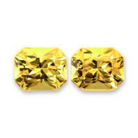 1.99&nbsp;Ct.Tw.Total Carat Weight Yellow Sapphire Pair from Ceylon (Sri Lanka) Video