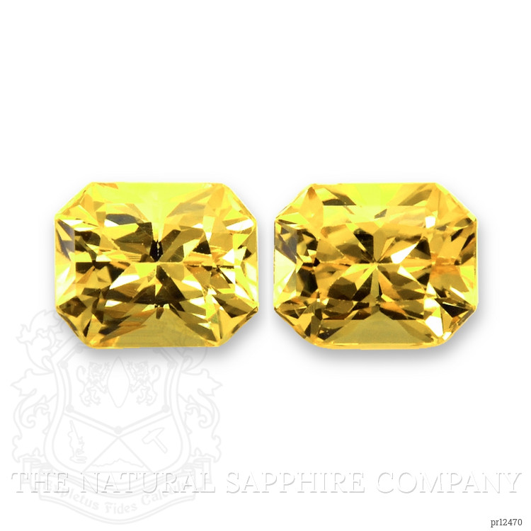 1.99 Ct.Tw. Yellow Sapphire Pair from Ceylon (Sri Lanka)