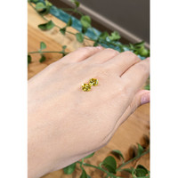 1.99&nbsp;Ct.Tw.Total Carat Weight Yellow Sapphire Pair from Ceylon (Sri Lanka) Life Style