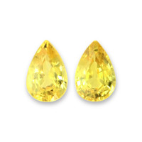 1.16&nbsp;Ct.Tw.Total Carat Weight Yellow Sapphire Pair from Ceylon (Sri Lanka) Video
