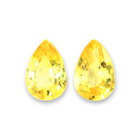 0.94&nbsp;Ct.Tw.Total Carat Weight Yellow Sapphire Pair from Ceylon (Sri Lanka) Video