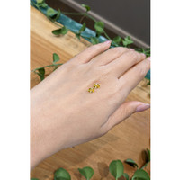 1.22&nbsp;Ct.Tw.Total Carat Weight Yellow Sapphire Pair from Ceylon (Sri Lanka) Life Style