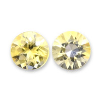 0.72&nbsp;Ct.Tw.Total Carat Weight Yellow Sapphire Pair from Ceylon (Sri Lanka) Video