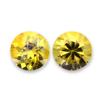 1.15&nbsp;Ct.Tw.Total Carat Weight Yellow Sapphire Pair from Ceylon (Sri Lanka) Video