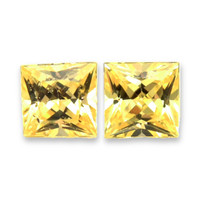 0.87&nbsp;Ct.Tw.Total Carat Weight Yellow Sapphire Pair from Ceylon (Sri Lanka) Video