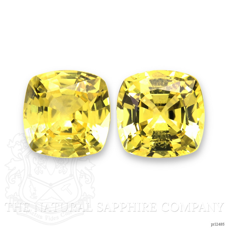 1.71 Ct.Tw. Yellow Sapphire Pair from Ceylon (Sri Lanka)