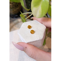 2.52&nbsp;Ct.Tw.Total Carat Weight Orange Sapphire Pair from Ceylon (Sri Lanka) Life Style