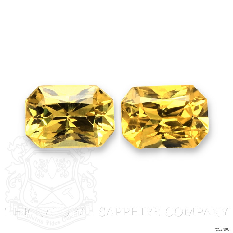 2.32 Ct.Tw. Yellow Sapphire Pair from Ceylon (Sri Lanka)