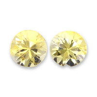 0.80&nbsp;Ct.Tw.Total Carat Weight Yellow Sapphire Pair from Ceylon (Sri Lanka) Video