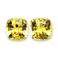 1.73&nbsp;Ct.Tw.Total Carat Weight Yellow Sapphire Pair from Ceylon (Sri Lanka) Video