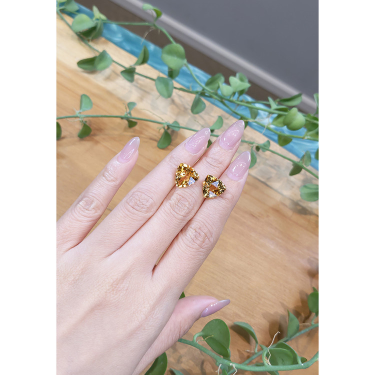 9.21 Ct.Tw. Citrine Pair from Brazil