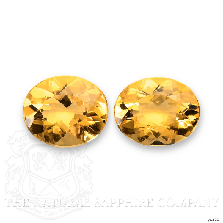 9.19 Ct.Tw. Citrine Pair from Brazil