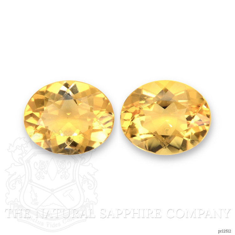 8.96 Ct.Tw. Citrine Pair from Brazil