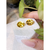 8.96&nbsp;Ct.Tw.Total Carat Weight Citrine Pair from Brazil Life Style