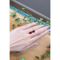4.78&nbsp;Ct.Tw.Total Carat Weight Ruby Pair from Mozambique Life Style
