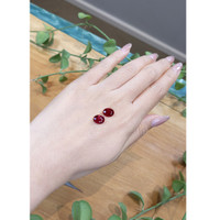 4.78&nbsp;Ct.Tw.Total Carat Weight Ruby Pair from Mozambique Life Style