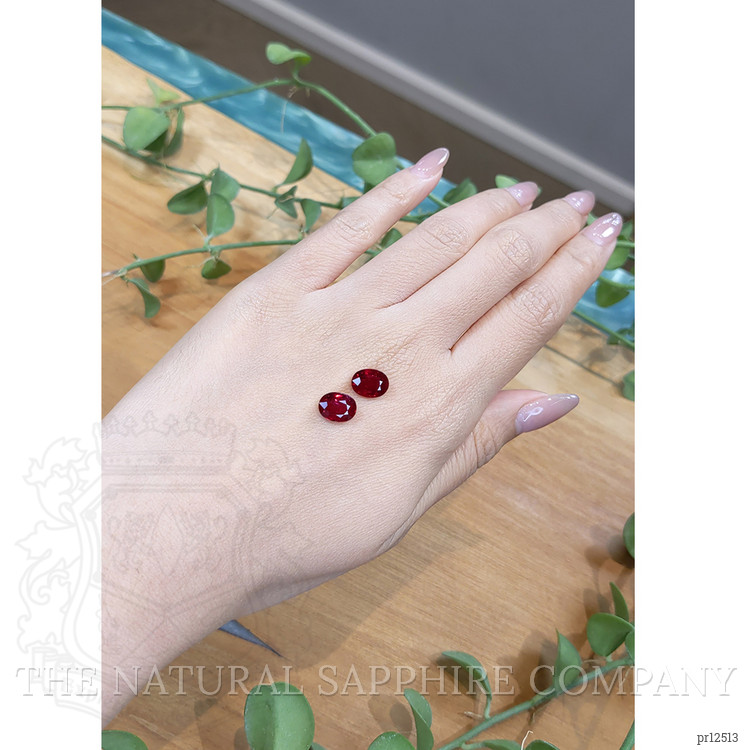 4.78 Ct.Tw. Ruby Pair from Mozambique