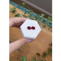 4.78&nbsp;Ct.Tw.Total Carat Weight Ruby Pair from Mozambique Life Style