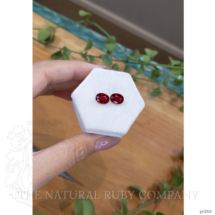 4.78 Ct.Tw. Ruby Pair from Mozambique