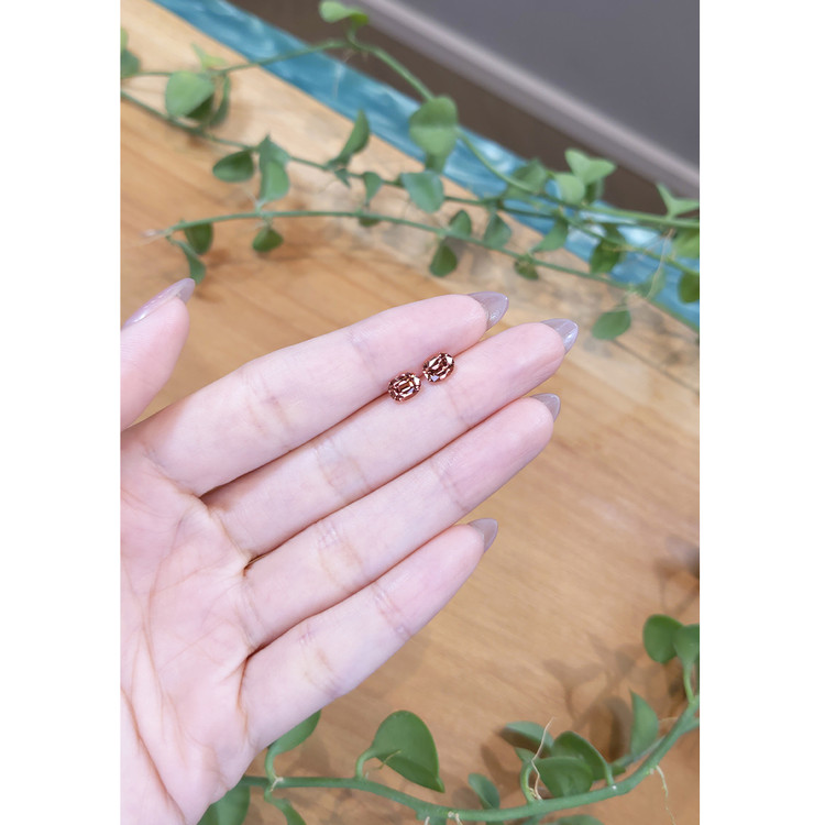 1.90 Ct.Tw. Mali Garnet Pair from West Africa
