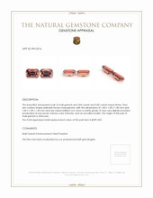 1.69 Ct.Tw.Total Carat Weight Mali Garnet Pair from West Africa Appraisal