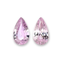 3.82&nbsp;Ct.Tw.Total Carat Weight Pinkish Purple Sapphire Pair from Ceylon (Sri Lanka) Video