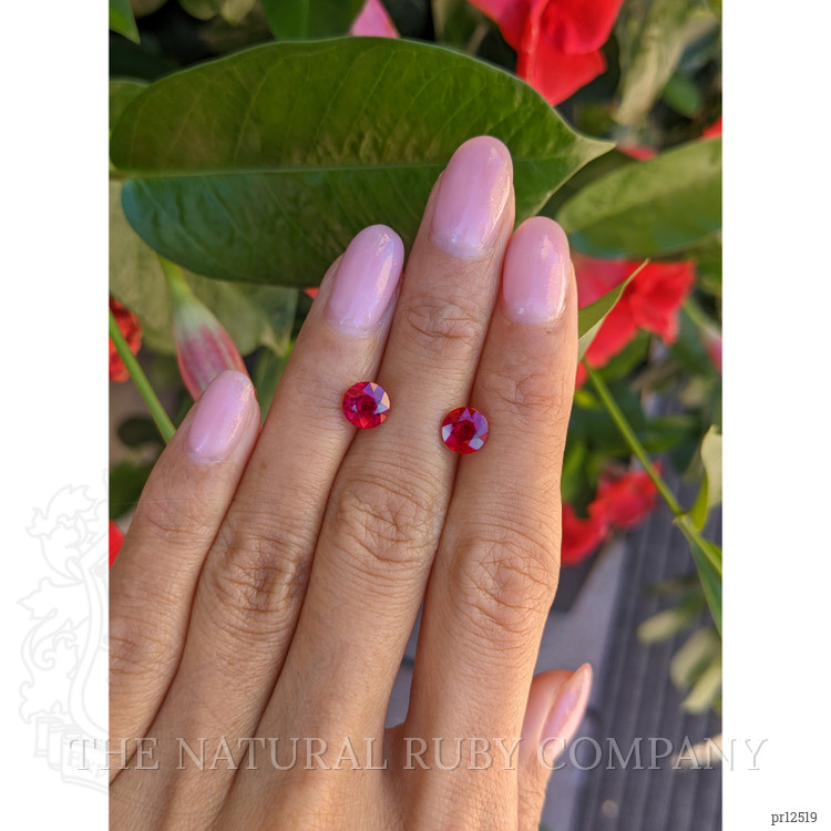 2.65 Ct.Tw. Ruby Pair from Mozambique